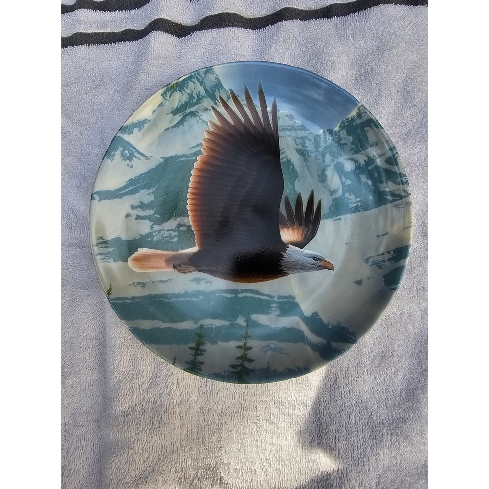 Knowles China The Bald Eagle Plate Daniel Smith Collector Plate